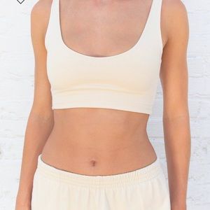 Ivory Lydia Tank from Brandy Melville.